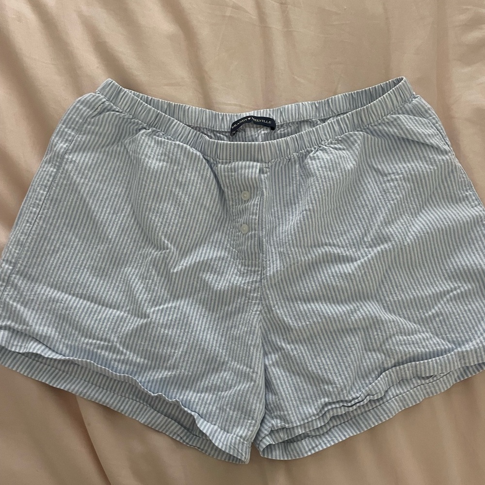Striped Blue Brandy Melville Shorts